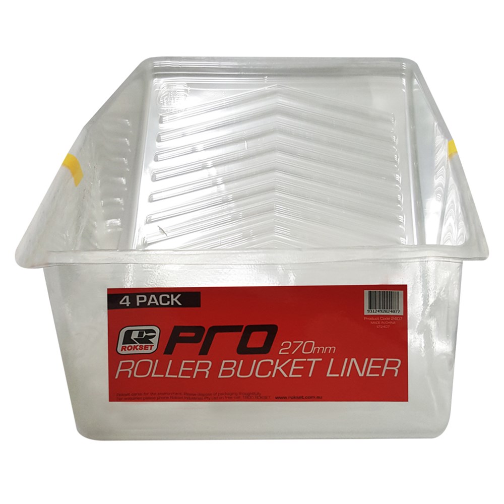 Rokset Pro Roller Bucket Liner 270mm 4 Pack 